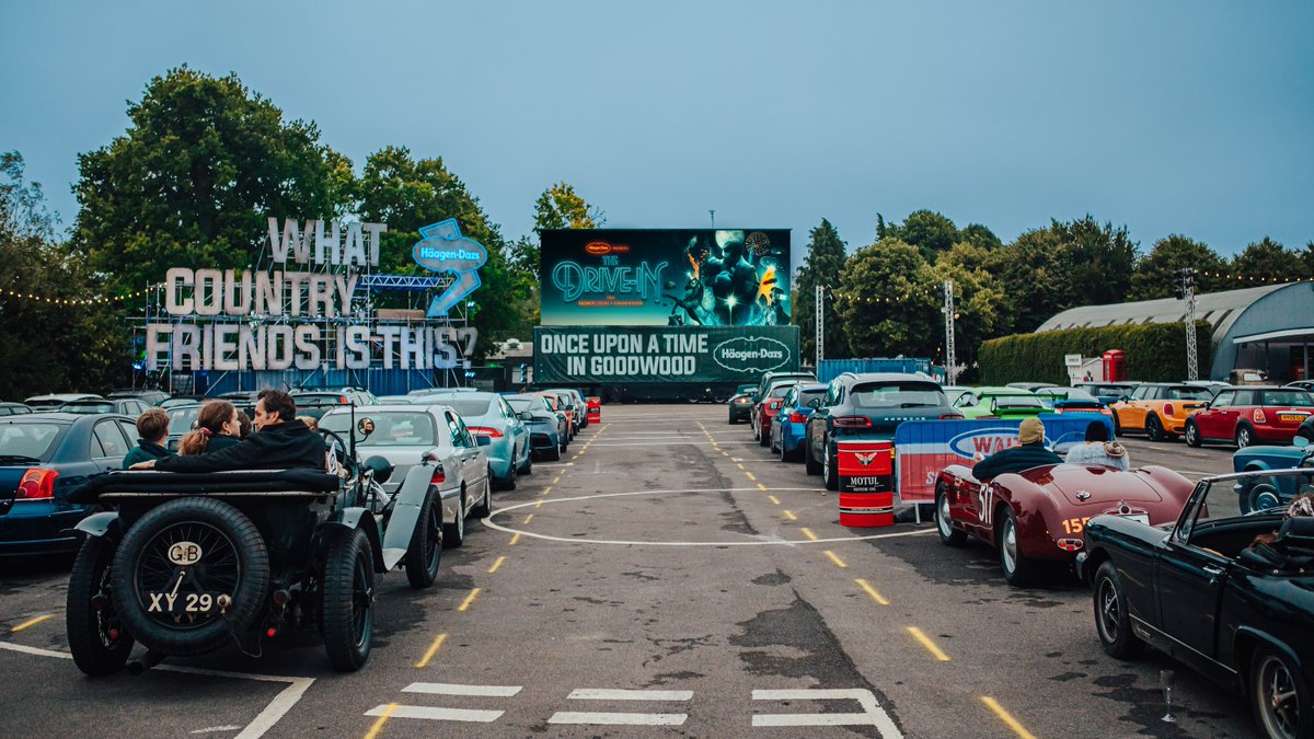 secretcinema's tweet photo. And so, a summer of film under the stars begins…
Häagen-Dazs presents The Drive-In from Secret Cinema is officially open! 
Follow the link in to see a classic film the classic way: https://t.co/0agL4QdSh5

#SecretDriveIn #SecretCinema #HaagenDazs #DontHoldBack https://t.co/tA19dOEip3