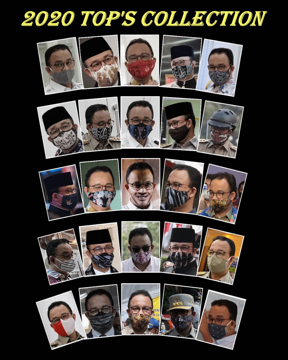 aniesbaswedan's tweet photo. Memakai masker dengan benar disertai disiplin mencuci tangan dan menjaga jarak akan lebih efektif menurunkan resiko penularan COVID-19.

Ini koleksi masker kain saya, teman-teman punya berapa masker? 😷

https://t.co/SupWlaSiWy
#GerakanPakaiMasker
#JagaJakarta
#JakartaTangguh https://t.co/5qJYcHnm7M