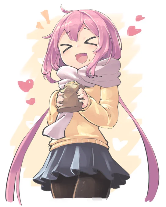 ゆるキャン△のなでしこちゃん \(‾U‾) /
#ゆるキャン 