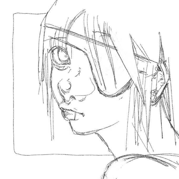描いてます
完成までの経過は進捗垢に上げます 