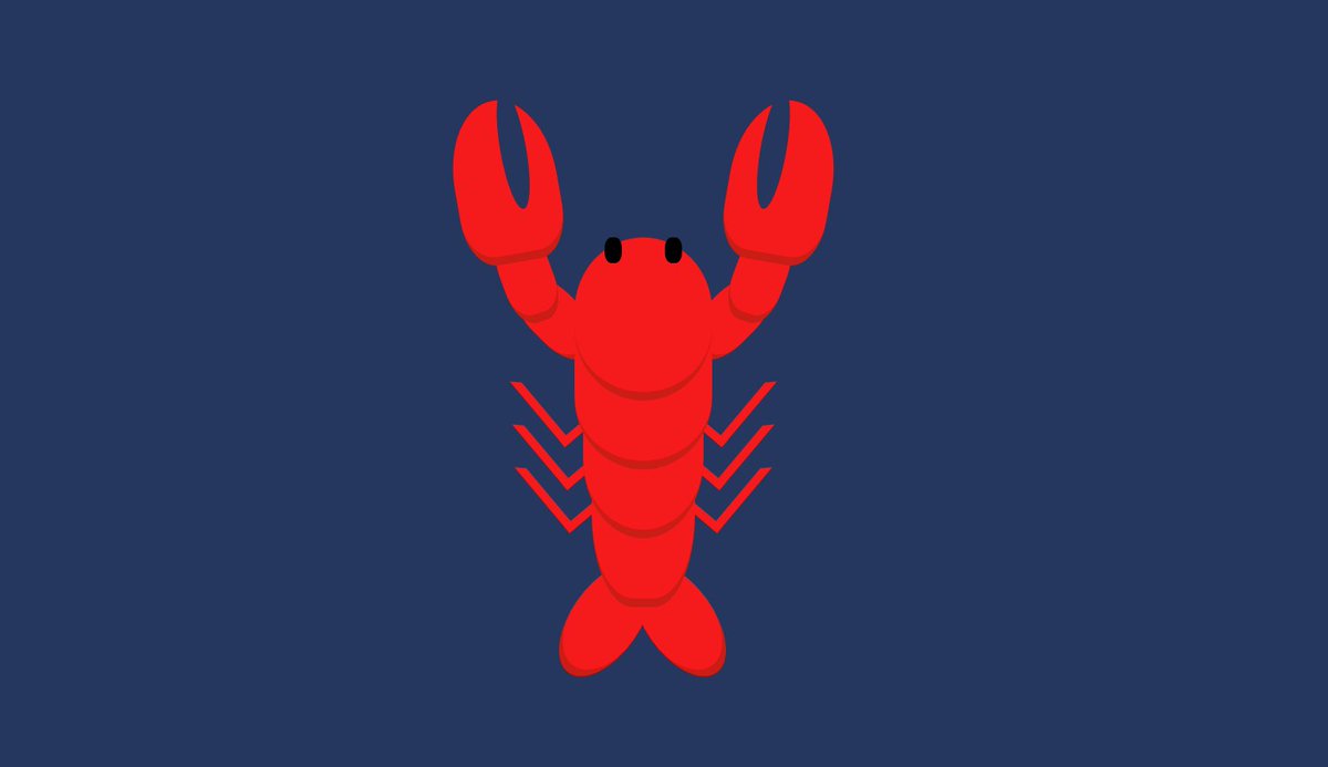 Day 51 is a lobster - fun fact: one of the first pieces of clothing I ever made was a skirt in a cutesy lobster printThis fella lives in  @CodePen at  https://codepen.io/aitchiss/pen/eYJVGyd  #100daysProjectScotland  #100daysProjectScotland2020