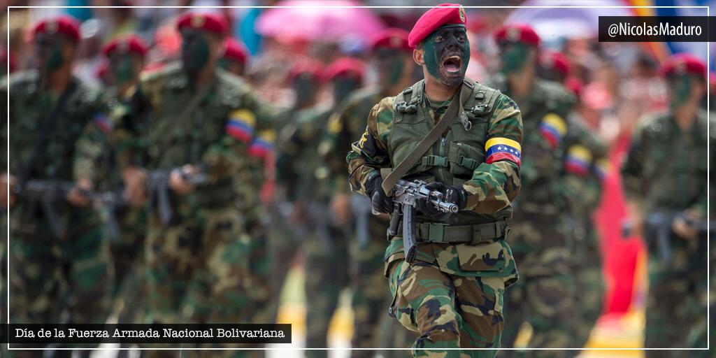 Mi reconocimiento y abrazo a los valerosos hombres y mujeres que forman parte de las filas victoriosas de nuestra FANB. Gracias a ustedes, forjadores de la paz, hoy tenemos una Patria Libre y Soberana. Continúen con la moral combativa en alto, defendiendo la dignidad del pueblo.