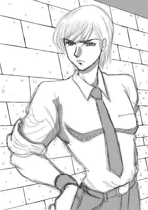 今日の夜のお絵描き 