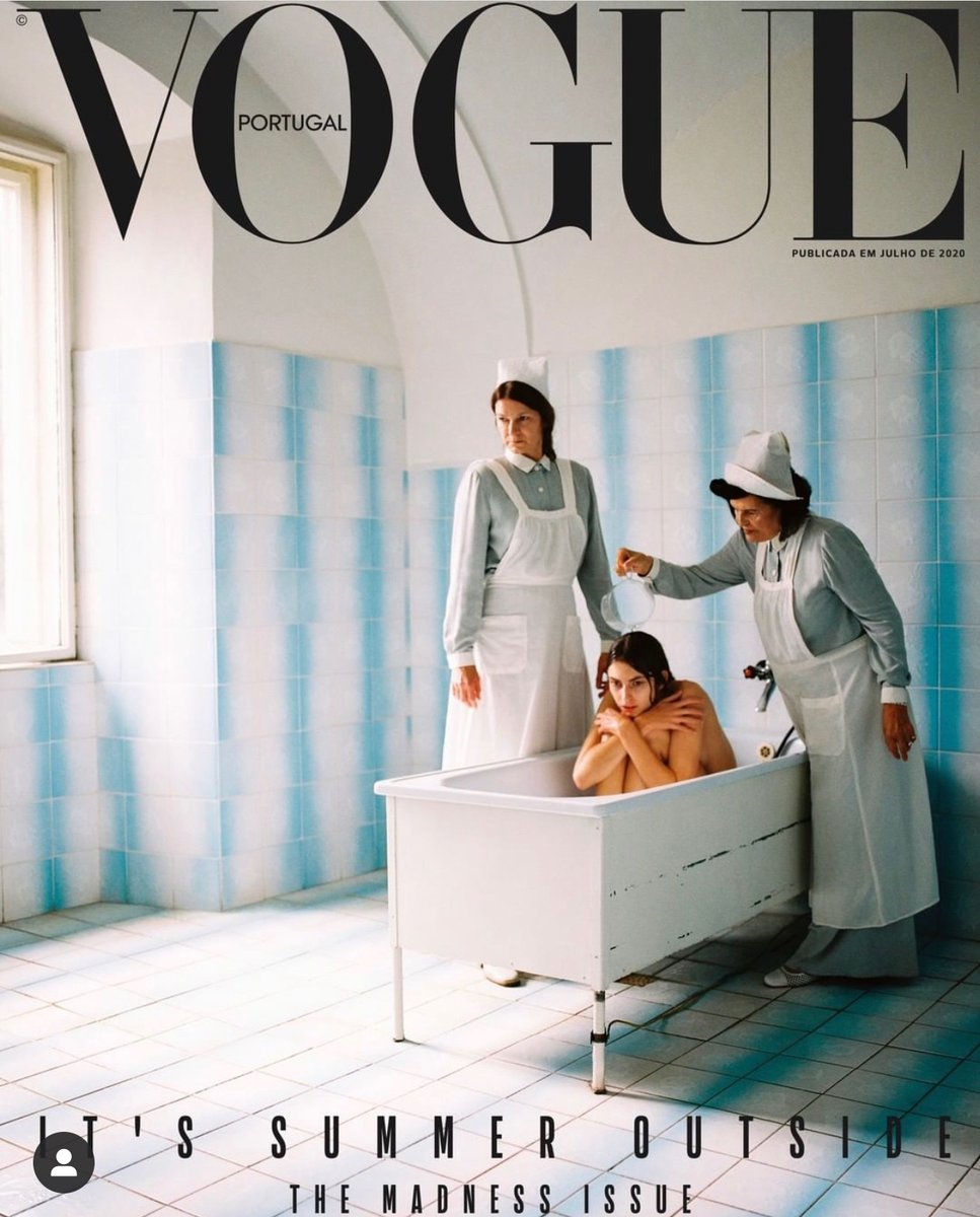 HsmithMonitor's tweet photo. What are you doing @VoguePortugal. Connecting mental health, to ‘madness’ is vile and worryingly uneducated. #Portugal #THEVoiceOfHammersmith https://t.co/R99Wx3gs27