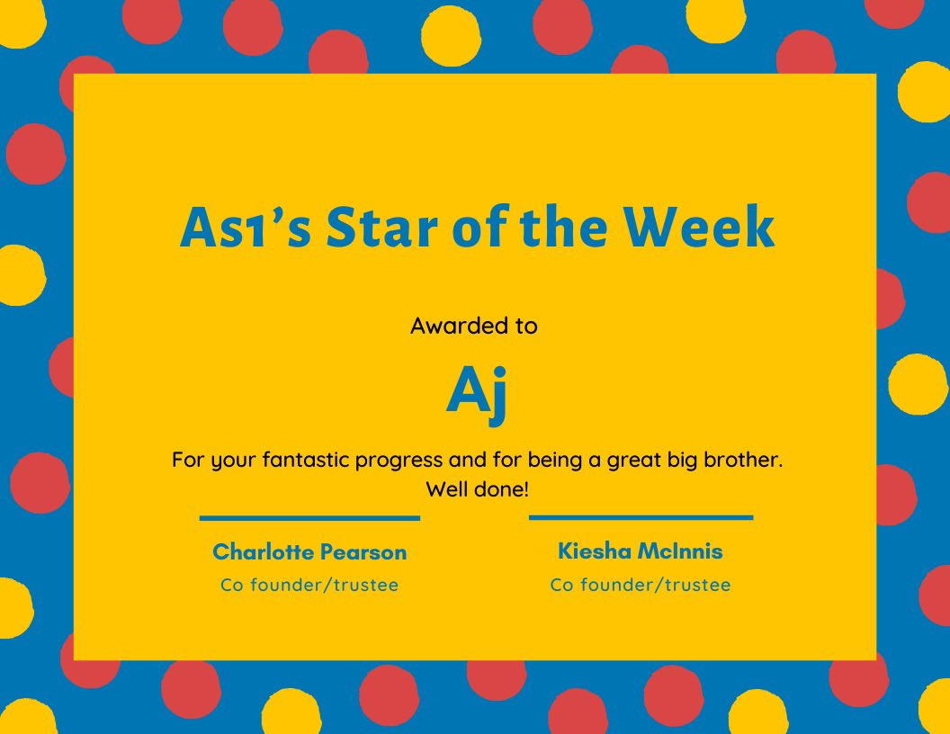 As1Hackney's tweet photo. Introducing our fabulous stars of the week ⭐️

Keep up the amazing work kids, our community are celebrating you ⭐️

*parent note*📝 we are taking new nominations Monday ❤️ look out for our post

#Childachievements #as1staroftheweek #staroftheweek https://t.co/OnFRvVEAb0