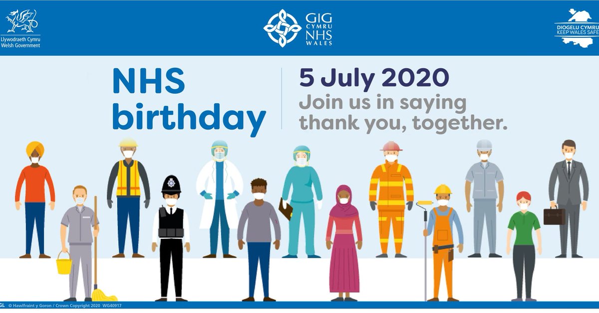 🎉Today we celebrating the NHS’s birthday.

72 years it's been there when we needed it most.❤️

Join us in saying #ThankYouTogether for all it has done and continues to do to ensure our nation stays safe and well at all time.👏

Thank you! 

#NHSBirthday
