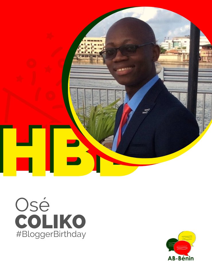 ab_benin's tweet photo. @osecoliko, ou l’autre nom de l’alliance citoyenneté et tech

A l'honneur, un blogueur engagé et un citoyen militant pour une bonne gouvernance au Bénin. Membre fondateur de @voacitoyennes, il forme les jeunes à la citoyenneté numérique. Reste un #boncitoyen229!

#bloggerbirthday https://t.co/ISzlbQbd9T