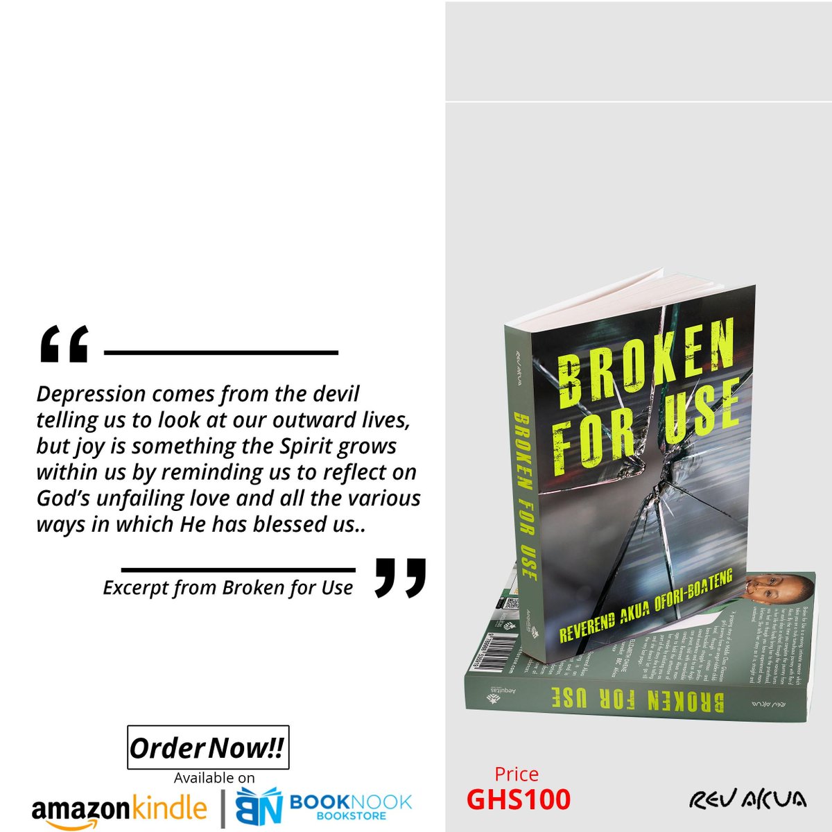 rev_akua's tweet photo. if you haven't grabbed a Copy Of Broken For Use, I think it's High time you did.
Visit https://t.co/5iHHxrWfol and https://t.co/1XxEN7lGWg and grab a copy
Purchase on Amazon:https://t.co/8wW6vxUgr8
You can also get a copy at Book nook Bookstore
#BrokenForUse
#RevAkua https://t.co/0feIMcx748