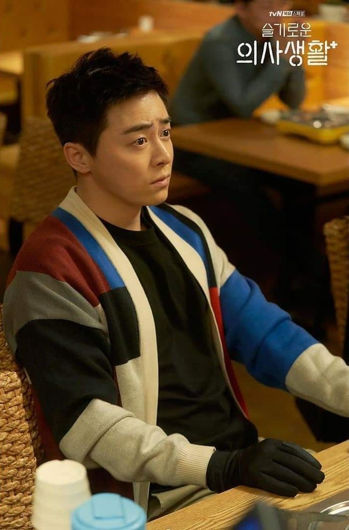 Ep. 8 - multicolored sweater over black shirt (w/ gloves! ), black varsity jacket over gray shirt (he pulled it off eventho he has not taken a bath yet ), and black sweater over white shirt & denim pantsBand perf: With my tears