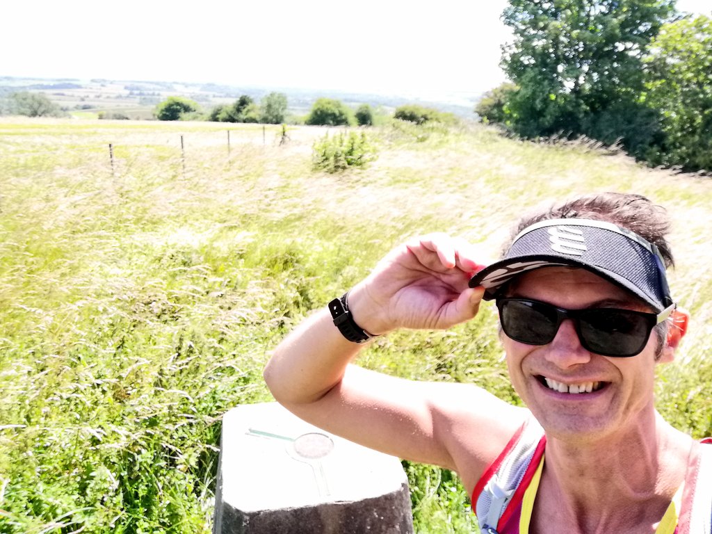 xms1971's tweet photo. @FCRC @UKRunChat 12 tough hilly miles taking in parts of the #WayfarersWalk and the #SouthDownsWay. Photo from a windy #BeaconHill.
#marathontraining #Unstoppable #ukrunchat #SDW https://t.co/vgecX6OKIG