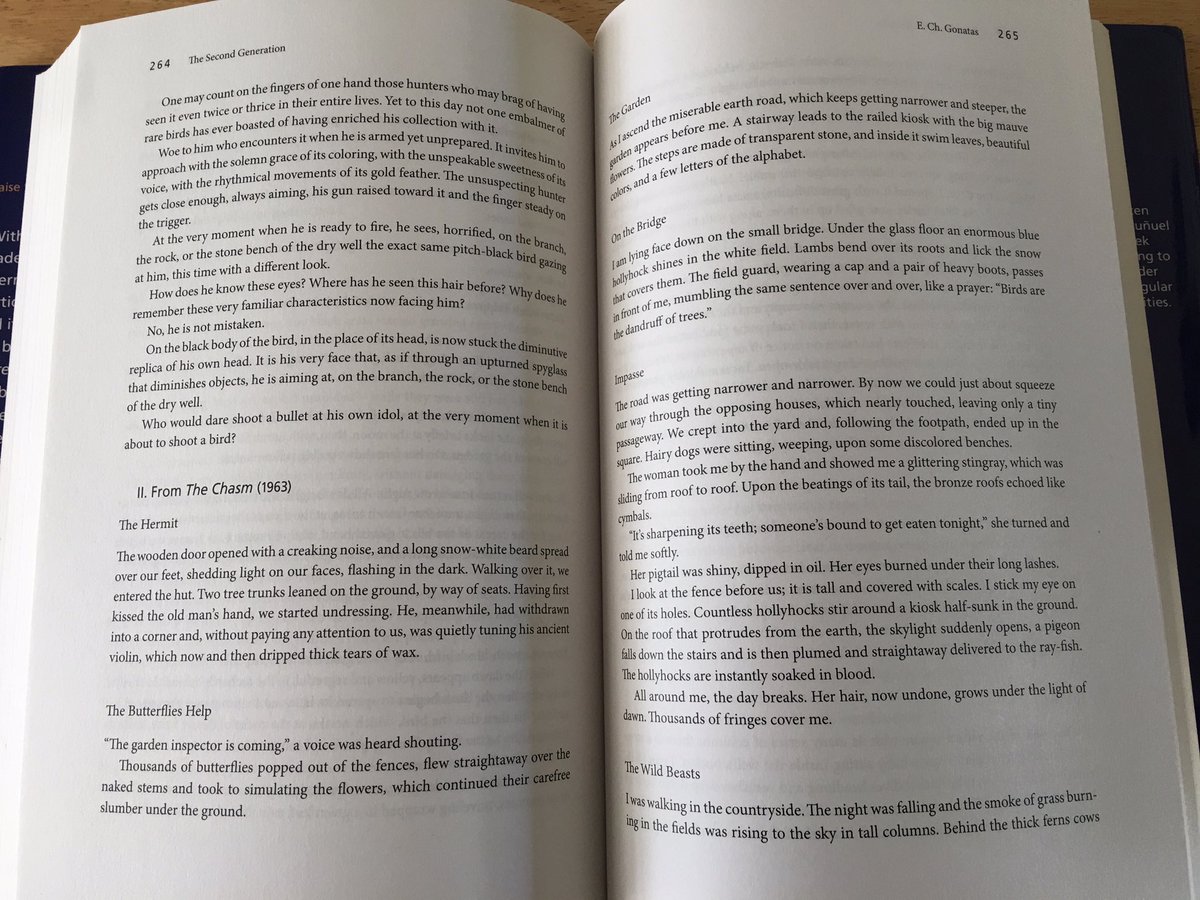 This scholarly anthology offers a comprehensive survey of Greek Surrealism. A nice counterbalance to the view that the Francophone world dominated Surrealism. Some of the poetry in this volume is stunning.