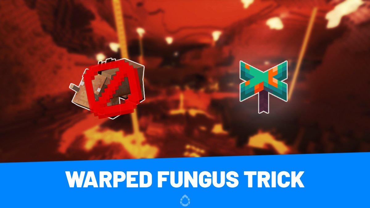 RAMShardHost's tweet photo. #Minecraft Fun Fact:
Did you know that #Hoglins think that the smell of the warped fungi is bad?
That means if you place one down, they won't go near it! Meaning they won't mess with you.
Be sure to roll around the nether with the warped fungi in hand 😉 https://t.co/iVaRbn9NZT