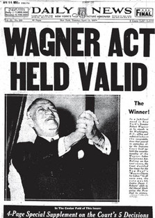 A significant factor in the #WagnerAct was that the same rights of labor applied for women as men. This meant that there was also a movement in women's working rights and responsibilities. This was important as it was one of the few acts that included women. #LaborHistory