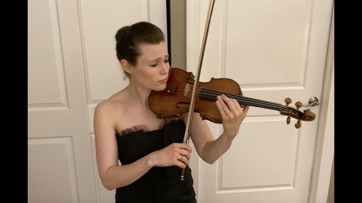 ABTBallet's tweet photo. Emily Bruskin, an ABT Guest Concertmaster, plays a beautiful piece from the Black Swan pas de deux in SWAN LAKE.🎶 #ABTOffStage #ABT80 #ABTSwanLake
Watch now: https://t.co/wcfLjzfSJn https://t.co/xOeZd0teC1