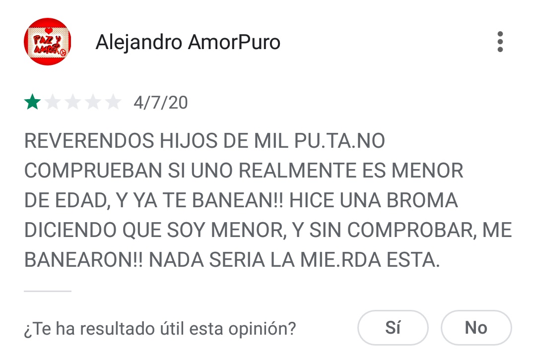 PlayStoreOOC's tweet image. Se cuenta solo