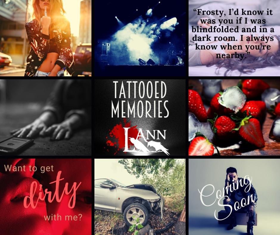 Love love this book. Preorder link below

<a href="/LeeAnn_Author/">Lee Ann</a> 

Preorder here:

books2read.com/tattooedmemori…

#LAnn #LeeAnn #LAnnAuthor #MidnightPack #PNR #MidnightTouch #MidnightTemptation #MidnightTorment #MidnightFury
#LAnnLiteratiFB #BloodCarousel #Romance #RockstarRomance #darkhorde
