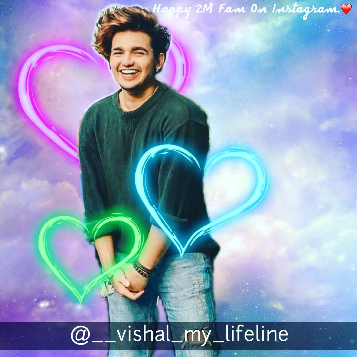 TeentigadaFan's tweet photo. Happy 2M Fam my love❤
#Keepgoing @vishalpnd_21 https://t.co/2bZQb0aDd1