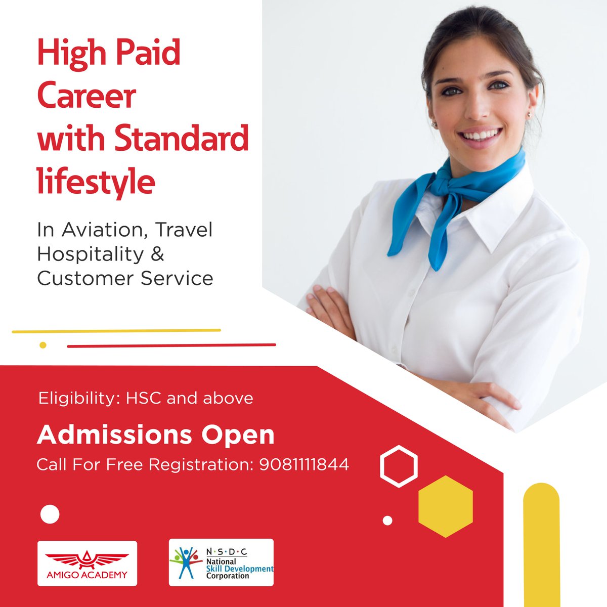High Paid career with standard life style. 
Career opportunity after 12th & higher in Aviation Industry. 
Become air hostess, Cabin crew, travel or hospitality manager, and more. 
#onlineadmissionopen #ahmedabadschools #schoolsinahmedabad #gujarati #ahmedabadi #admissionopen