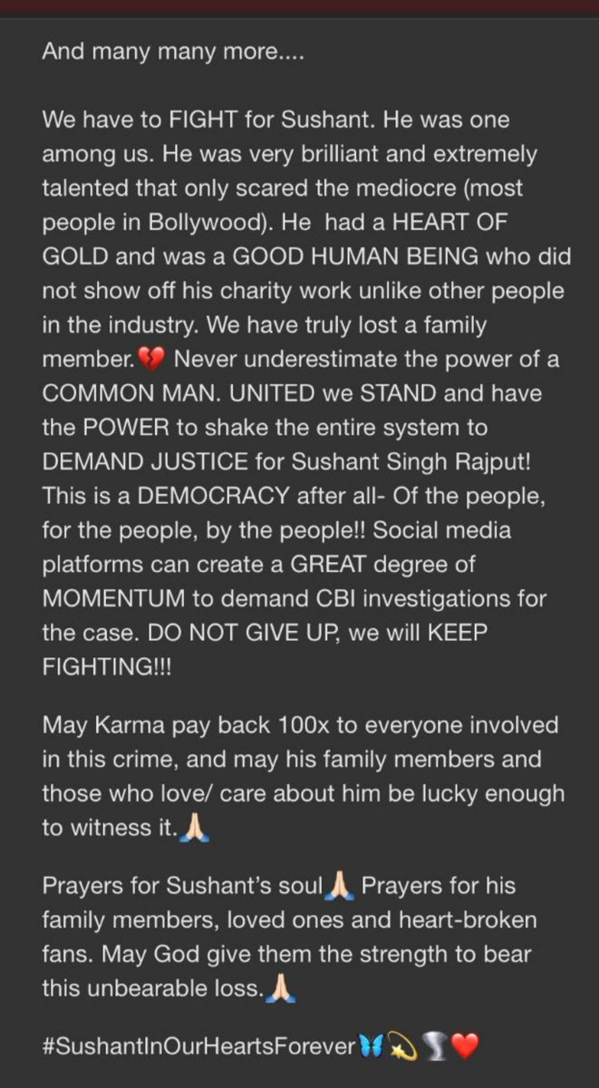 KharveVivek's tweet photo. #PMModiCBIForSSR
Must see this..Written by a doctor on Sushant Singh Rajput case...
Doctors point of view... https://t.co/HTRG8re3rf