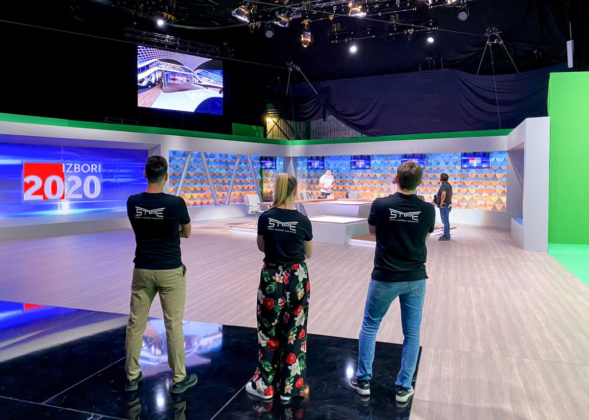 stYpeTV's tweet photo. Action packed evening; we're covering the 2020 Croatian Parliamentary Election on all 3 national broadcasters! π
#TopNotchCameraTracking #RedSpy #StypeKit #stYpe #MixedReality #AugmentedReality https://t.co/VTrYExfMSi