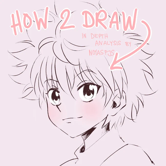 (1/3) So bc it's killua's bday like in 1 day and I'm sure many of u wanna draw him, here's a guide on how to draw killua, by me :-) #キルア生誕祭2020 #killua #hxh 