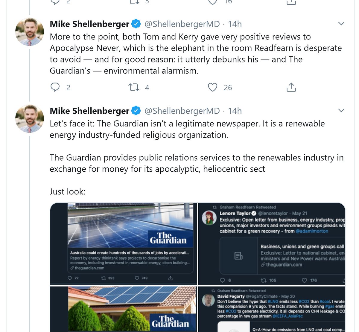 Here's a little dissection of why Michael Shellenberer's attempt to gamergate Australian climate journalism fell comically flat, and what we actually need to worry about. Spoiler: it isn't about ethics in climate journalism.  https://ketanjoshi.co/2020/07/05/why-an-attempt-to-gamergate-australian-climate-journalism-fell-flat/