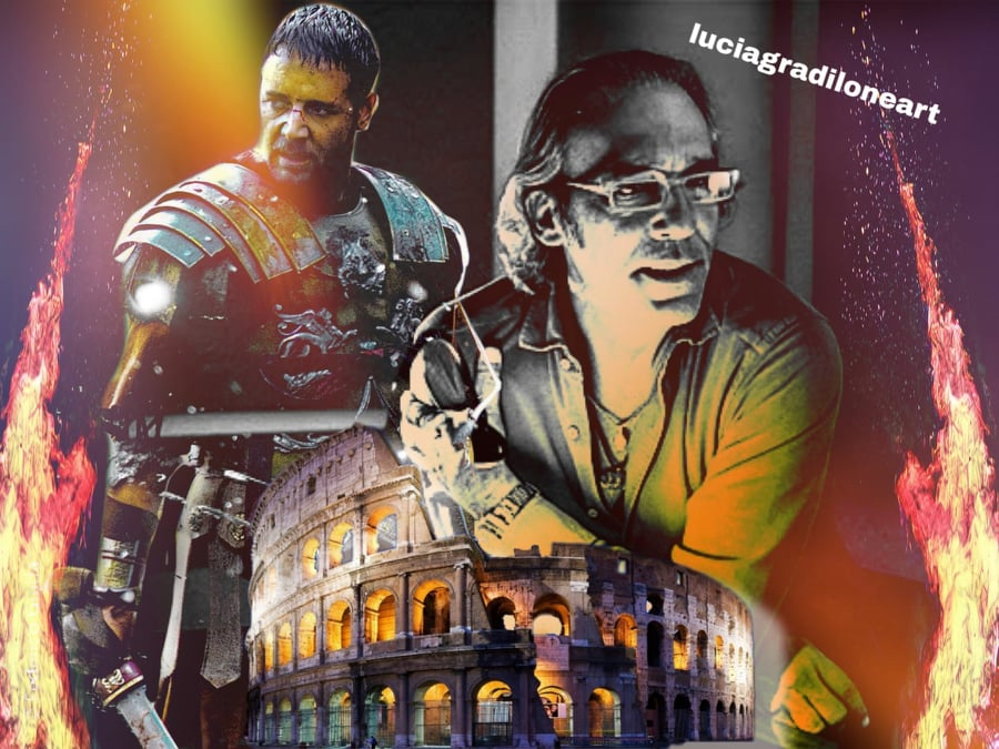 InfinityGart1's tweet photo. Il Gladiatore🗡⚔
Al mio segnale, scatenate l'INFERNO!😍🤩
#ilgladiatore #MassimoDecimoMeridio #RussellCrowe #LucaWard #cinema #film #digitalart #fanart #Roma #italianart #talent #actors #artwork #DigitalArtist #Gladiator #edit #myart #luciagradiloneart #infinitygart1 #ArtLovers https://t.co/X0EgrlRXso