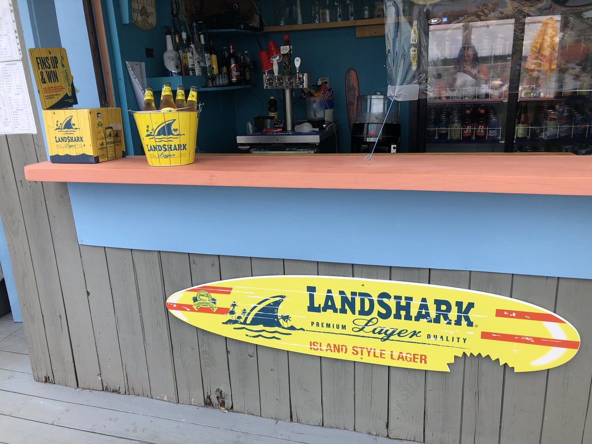 Contest!!!   Buy a Landshark Beer and get a ballot to win this amazing surfboard.   <a href="/landsharklager/">LandShark Lager</a>