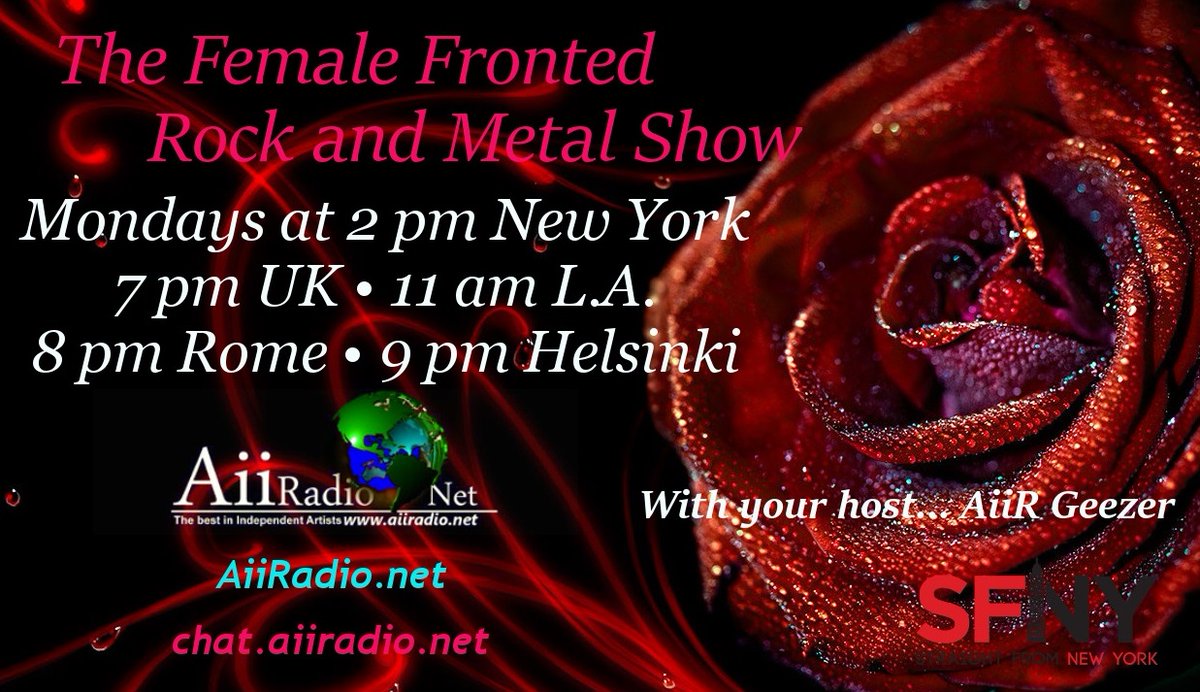 #AiiR #Twitch
July 6 at 2pm NYC•7pm UK
#Premiers:@Infinitasband,<a href="/HerChariotAwait/">Her Chariot Awaits</a>&amp; @carmillaband+<a href="/Reismband/">Reism</a>,<a href="/btn_metal/">Bridge to Nowhere</a>,<a href="/SolitudeWithin_/">Solitude Within</a>,<a href="/ardoursband/">Ardoursband</a>,<a href="/NeverTheBride/">Never The Bride</a>,<a href="/NullPositiv/">Null Positiv</a>,<a href="/RaveTheReqviem/">Rave The Reqviem</a>,<a href="/Lion_Twin/">Li Liontwin</a>,<a href="/WalkDarkness/">Walk In Darkness</a>,<a href="/AevuM_/">AEVUM</a>,<a href="/sandragoodband/">The Sandra Good Band</a>,<a href="/VesperaRomania/">Vespera Romania</a>,@the01experience+more!