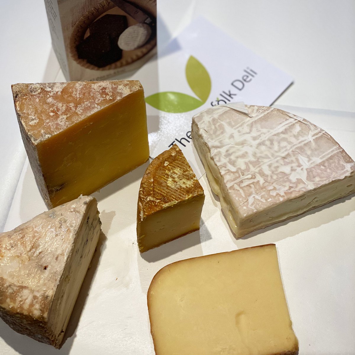 Do you or someone you know love cheese so much that you’d like a selection of our favourites each month sent to you each month. Our selection this month includes #Hafod #whitelady #rustler #skegnessblue &amp; #smokednorthumberland available bit.ly/2pejTu4