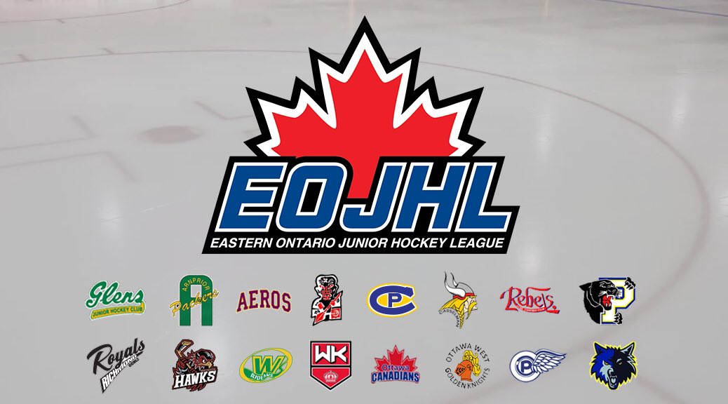 We are <a href="/TheEOJHL/">The EOJHL</a>

<a href="/AlexandriaGlens/">Alexandria Glens</a> <a href="/PackersHockey/">Arnprior Packers</a> <a href="/athens_aeros/">x - Athens Aeros</a> <a href="/TikisBrock/">Brockville Tikis</a> <a href="/CPCTier2/">Carleton Place Canadians JR B</a> <a href="/CVikingsHockey/">Casselman Vikings</a> <a href="/CharLanRebels/">Char-Lan Rebels</a> @EmbrunCCHL2 <a href="/richmondroyals1/">Richmond Royals</a> @WinchesterHawks @WestportRideaus <a href="/WhitewaterKings/">Whitewater Kings</a> @OJrCanadians @OWGK_CCHL2 <a href="/PerthBlueWings/">Perth Blue Wings</a> @RenfrewJRWolves