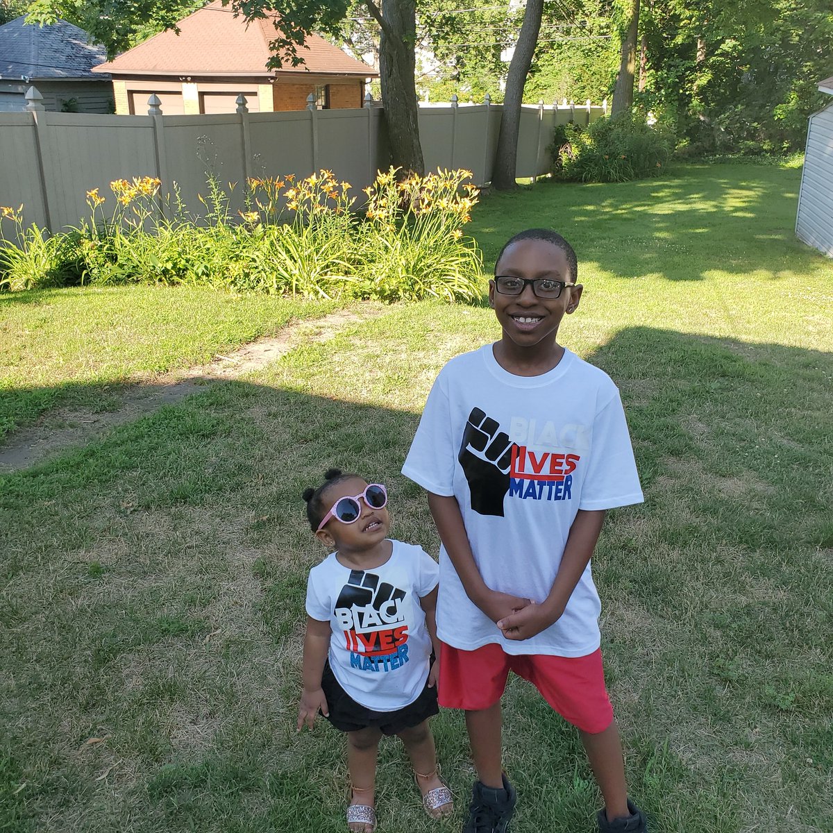 Sedawnie's tweet photo. My Babies, they're the Future!!! 
✊🏿🙏🏽💜💙
#blacklivesmatte #QueenZariah #KingJavion https://t.co/Ym712bmlqx