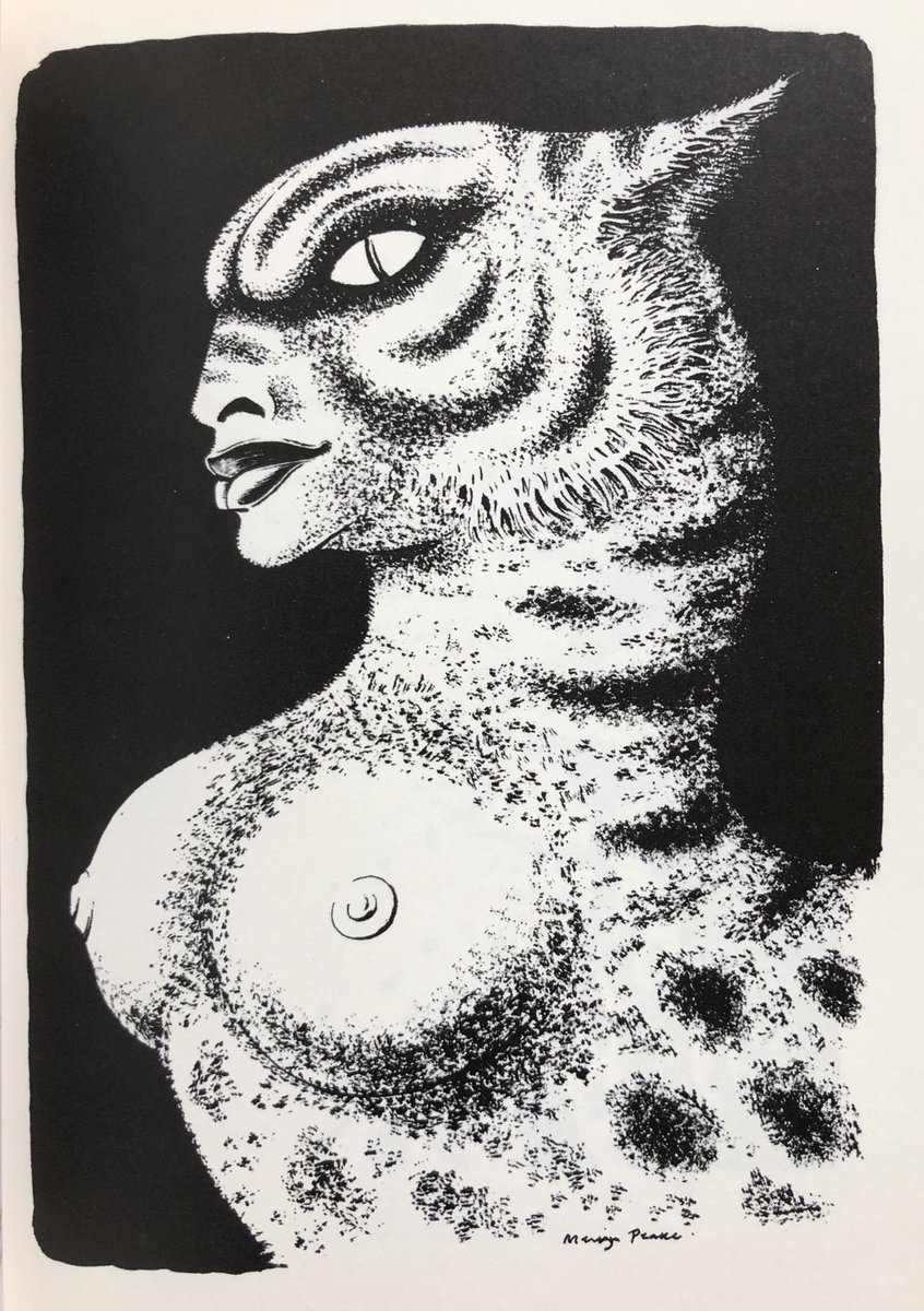 Mervyn Peake's illustrations to some Oscar Wilde's poems, 1946 