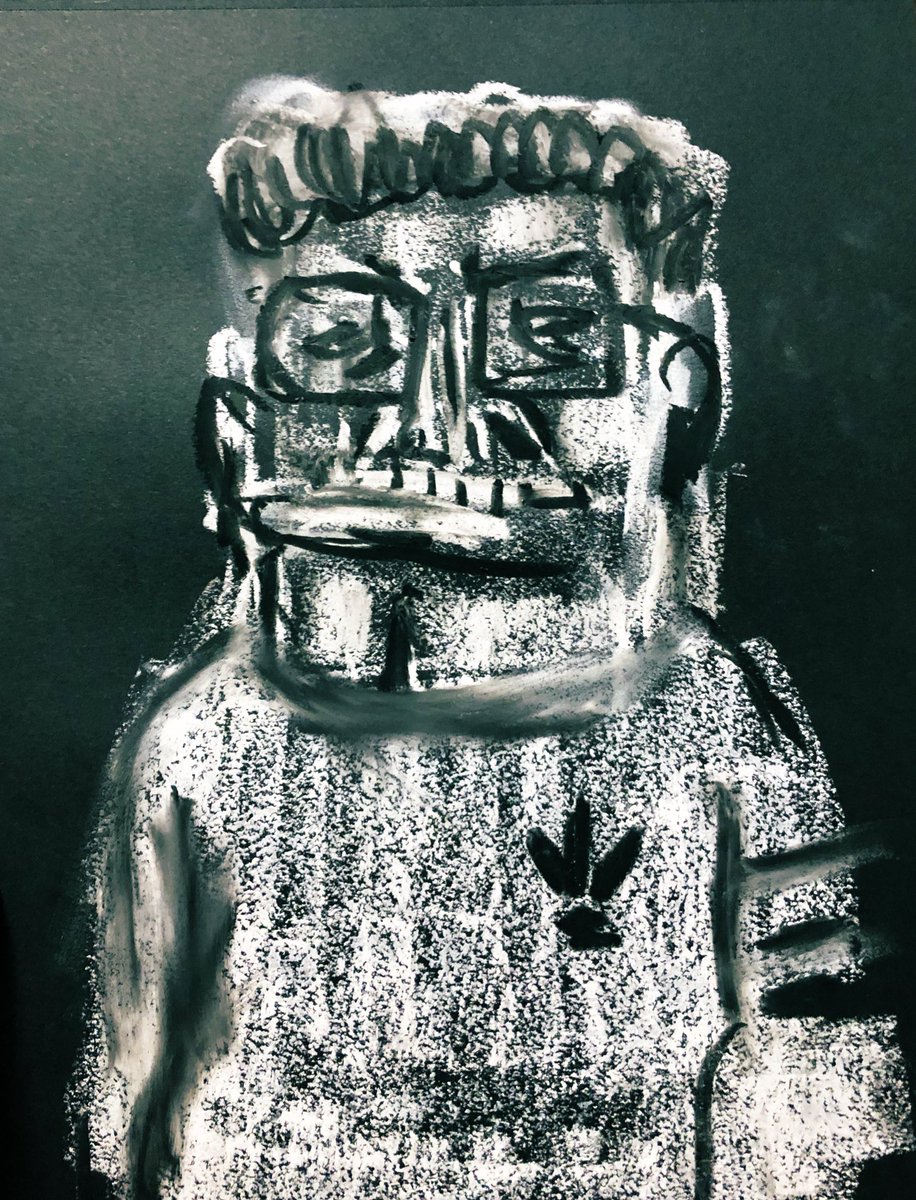 Lostbrainofthe1's tweet photo. 「向山、荘司と言う男に告ぐ」
「荘司」
「最高傑作 同級生」

#draw #drawning #drawings #paint  #painting #illustrator #illustration #japanese #art #artist    #画家  #liquitex #oilstick #油性ペン #蛍光ペン #鉛筆  #carandache #サクラクレパス #リキテックスリキッド https://t.co/jy8e7xY6YT