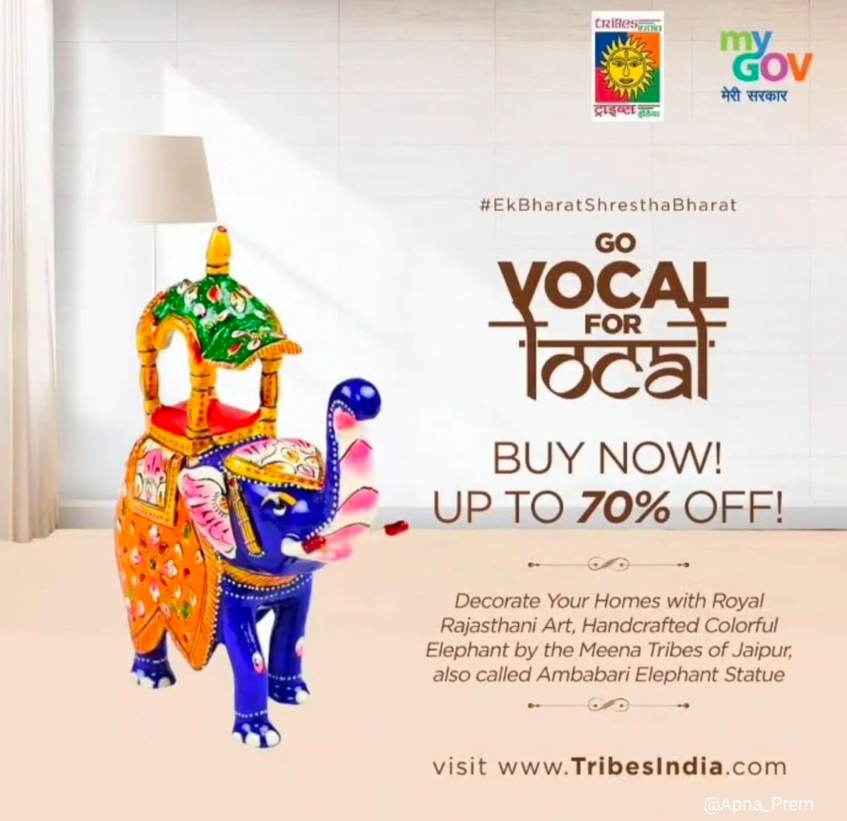 apna_prem's tweet photo. #LocalForVocal #ekbharatshreshthabharat https://t.co/CEwqhSpjgD