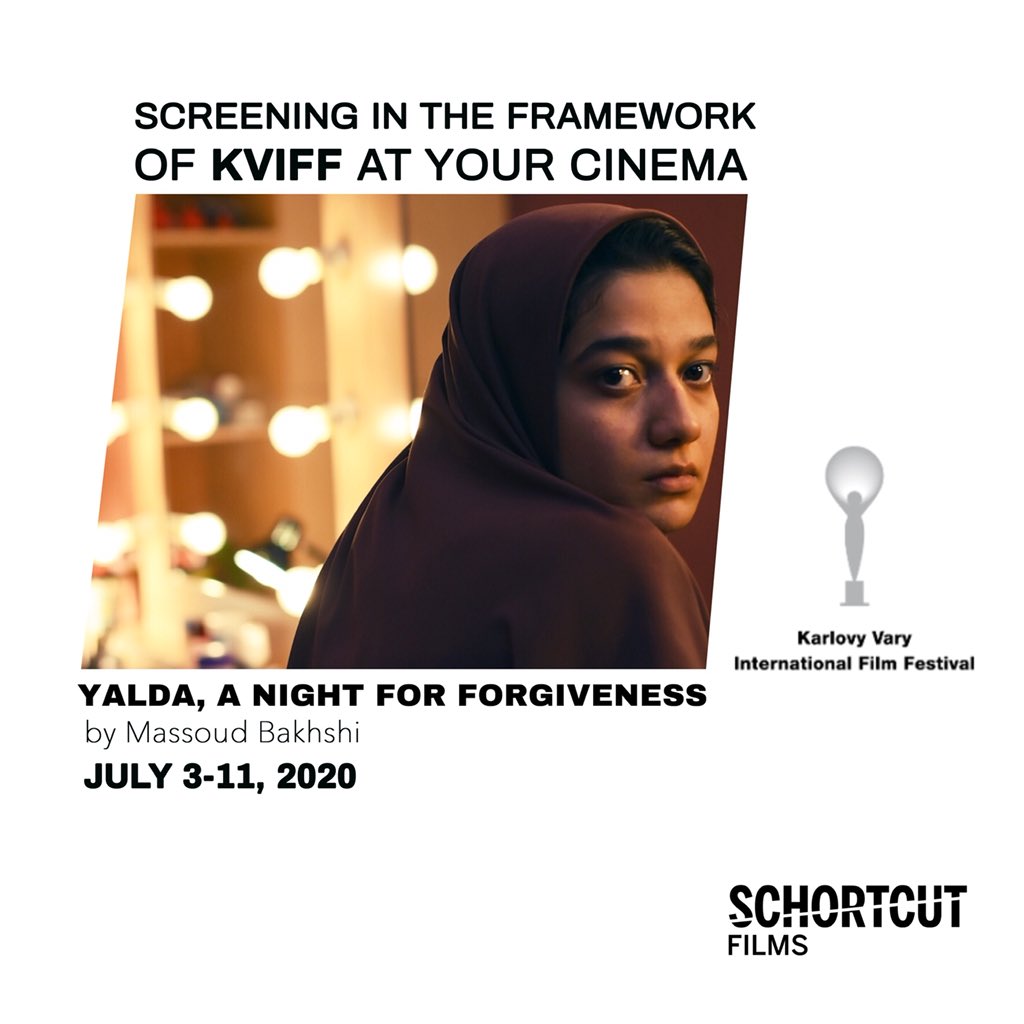 SchortcutFilms's tweet photo. From 3 to 11 July 2020, and throughout the Czech Republic, YALDA, A NIGHT FOR FORGIVENESS by Massoud Bakhshi is screening part of KVIFF at Your Cinema program which is organized by Karlovy Vary International Film Festival team #SchortcutFilms #KVIFF https://t.co/10KFduq9dV
