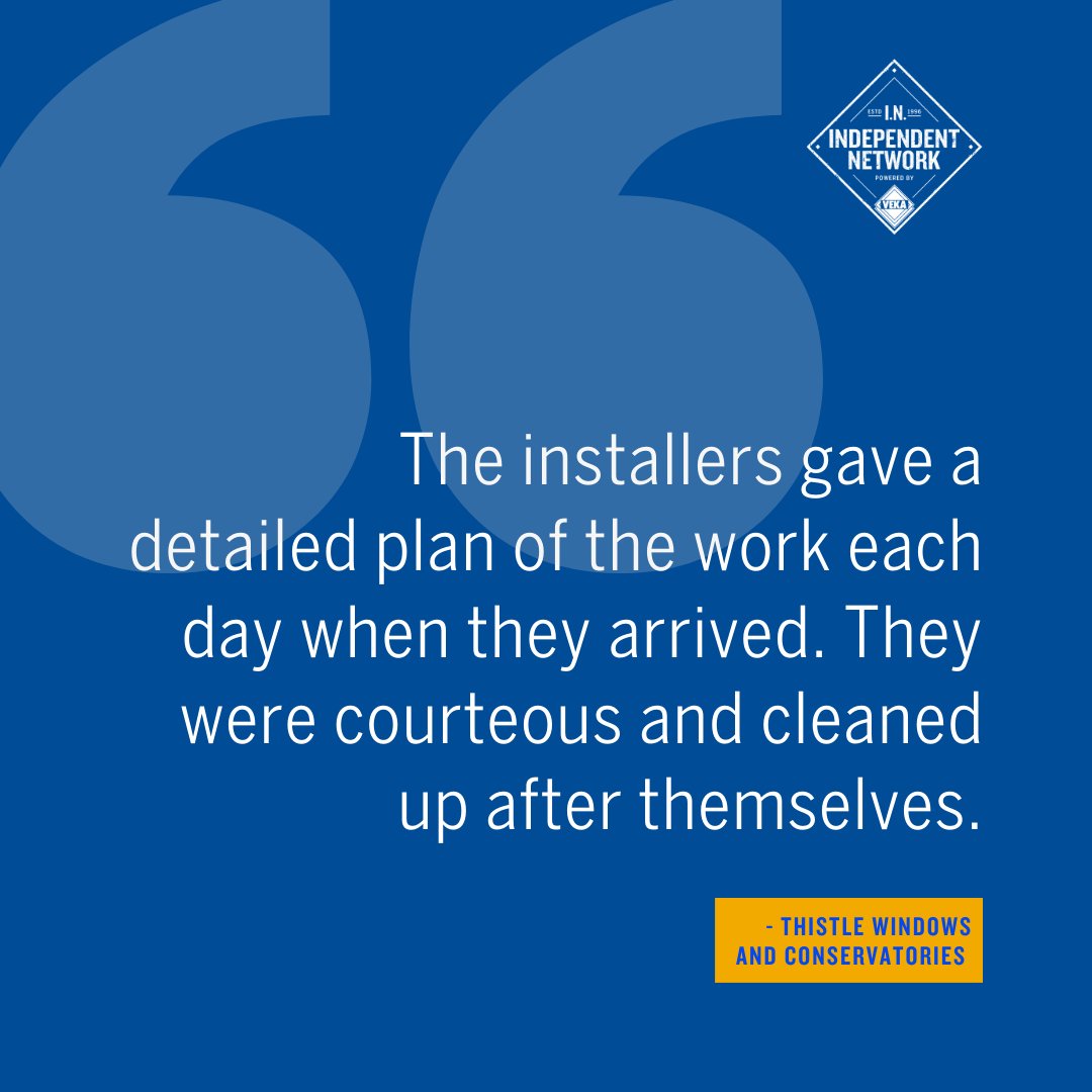 IN_VEKA's tweet photo. Our installers will never keep you in the dark (literally) π‘
Try their quality service for yourself - https://t.co/QeqCZUfPcp
#Qualityservice #Whichapproved #Trustedinstallers #Homerenovation https://t.co/EEWb6gIgnK