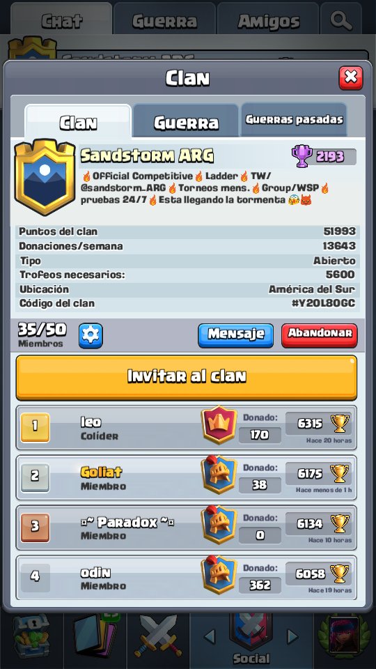 ¿Quieres un clan activo, donador y en donde puedas probar mazos?

Puedes unirte el clan de SD Argentina Gaming

☇+5.6k
☇No tóxico 
☇activo en ladder