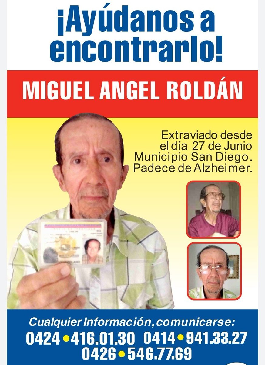 Jacobo_Vidarte's tweet photo. #Carabobo #05Jul 

8 dias #desaparecido Miguel Ángel Roldán Mendoza, hoy autoridades y voluntarios realizan despliegue en #Naguanagua 
Bienvenido todo el esfuerzo de búsqueda https://t.co/8bJdWoJvL1