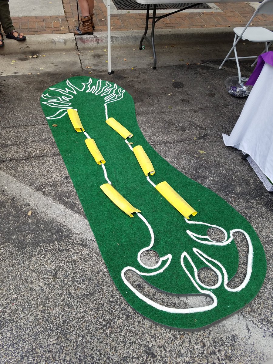 weberbrains's tweet photo. #neurothrowback to our 2019 neuron mini golf activity we used at Neuro Club summer and fall events. #weberbrains #wsuneuro #weberscience https://t.co/tDLCev08bg