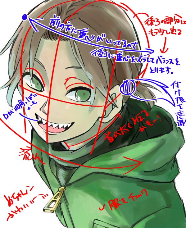 湯さんの Ua 1232 絵に赤ペン入れさせていただきました 色々書 未宇 の漫画