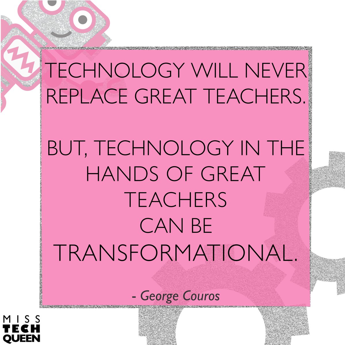 misstechqueen's tweet photo. One of my favorite lines!!! Thanks George Couros!

#teacherquotes #teacherlife #teachersofinstagram #njteachertribe https://t.co/bKQWnLpkVG