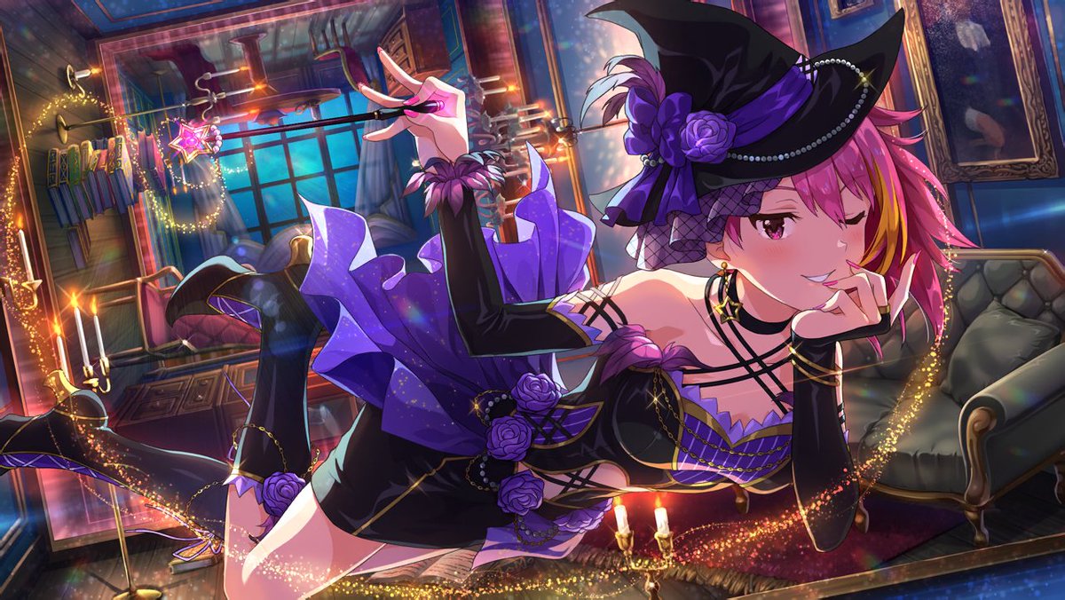 Ayumu MaihamaAge: 19Mirishita Card Type: FairyImage Color: hot pink> VIBRANT DANCER> a big scaredy cat, but does her best to improve and challenge herself> studied abroad in the US during high school.. despite not knowing any English> VA: Megumi Toda (Toda-kun/Maple)