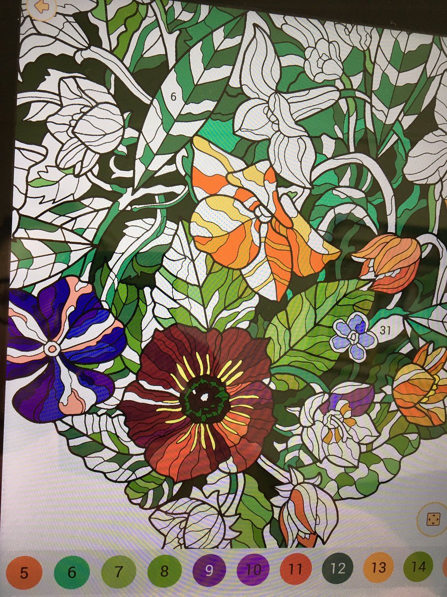 fordyfam156's tweet photo. Look what me and Anya have started on the iPad but it’s really addictive and we keep bickering over wanting a go!! #colourbynumber #happysunday @misstaylorY1 https://t.co/eU7CRe2xC8
