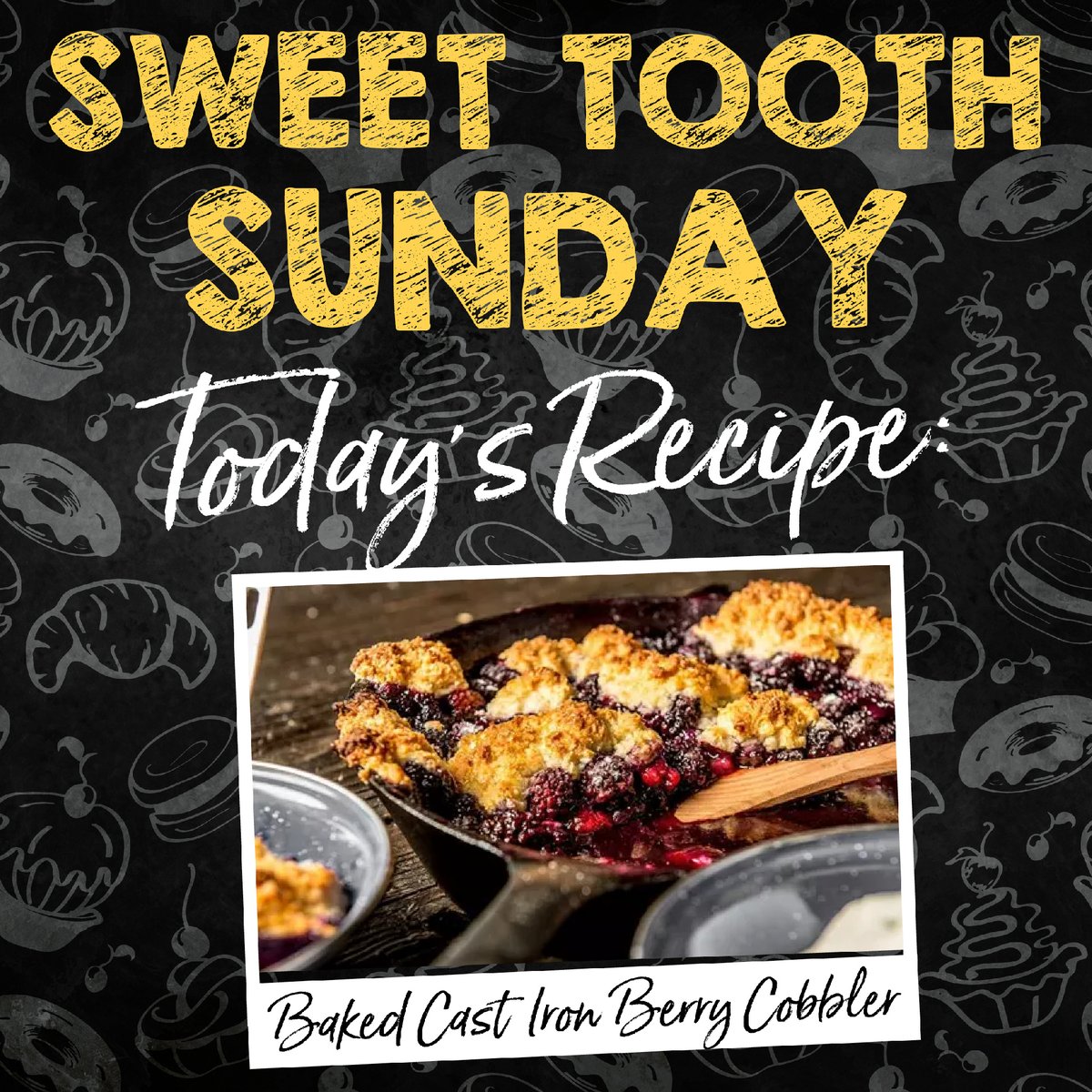 GreatLakesAce's tweet photo. Its #SweettoothSunday and we're excited to share something traditional but amazing to try on your grill...Berry Cobbler on the #TraegerGrill! Full recipe ➡️ https://t.co/P4UtC6i9VO https://t.co/J7BnOk2k9L