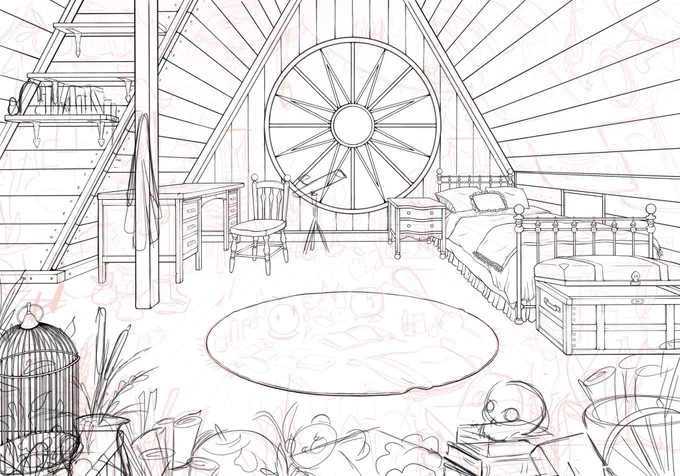 Witch's Attic WIP 