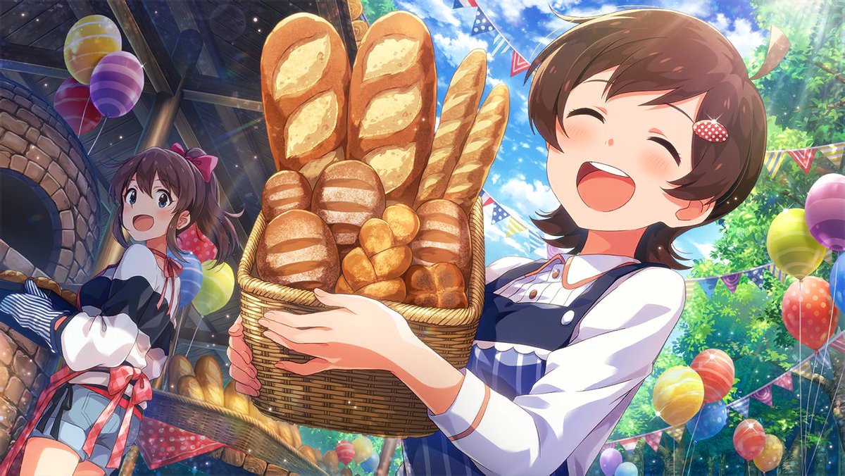 Hinata KinoshitaAge: 14Mirishita Card Type: AngelImage Color: Red> originally from Hokkaido, speaks in a strong northern dialect> very innocent and trusting of others> loves gardening and is often associated with apples> VA: Nao Tamura (Den-chan/TamuTamu)