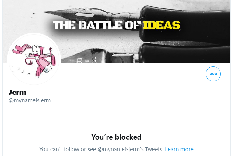 Over the last 5 weeks, I've been studying the exquisite art of Jerm Warfare in The Battle Of Ideas™, where a hilariously misinformed & hypocritical fake-centrist reactionary lies, trolls & runs away from serious criticism. I'm ready to present my findings to you ,in this thread: