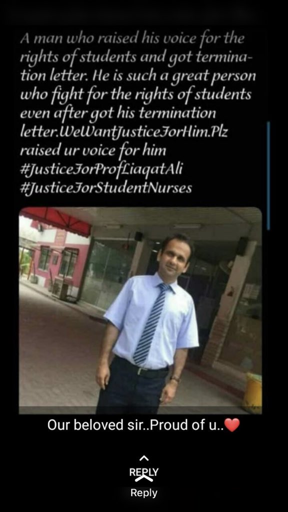 Shabnam2346's tweet photo. #Gentleman #hopeofnursingstudent #Justiceforstudentsnurses#justiceforprofliaqatali https://t.co/3rF44gh3iX