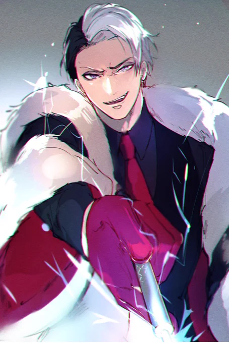 「仔犬共は下がっていろ」

生徒を護る為にバチバチに魔法使う先生がみたい。
#ツイステファンアート 
